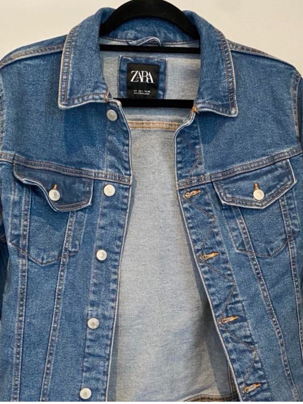 ZARA Blue Denim Trucker Jacket